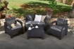 Picture of Keter Corfu Lounge Set - 4 Pieces -  Graphite/Grey 