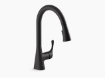 Picture of VALTON® Pull-down single-handle kitchen faucet - Matte Black 