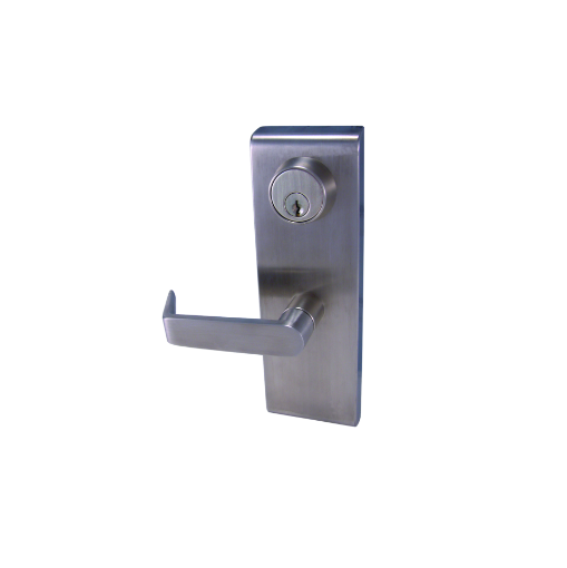 Picture of Commercial DH Entry Lever Exit Trim - Escutcheon - Brushed/Satin Stainless Steel 