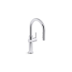 Picture of KOHLER Pull-down kitchen faucet with three-function sprayhead - Polished Chrome