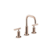 Picture of KOHLER Purist bathroom faucet with lever handles - Vibrant Rose Gold