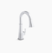 Picture of KOHLER Riff Touchless Pull-Down Single-Handle Kitchen Sink Faucet - Polished Chrome