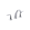 Picture of Kohler Alteo Widespread Bathroom Faucet with Ultra-Glide Valve - Polished Chrome