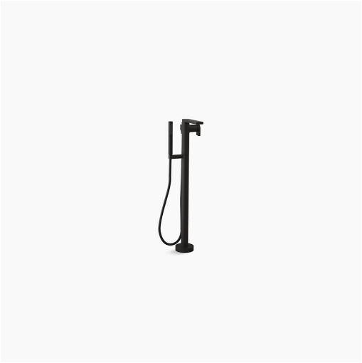 Picture of KOHLER Composed® Floor-mount bath filler trim with handshower - Matte Black