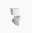 Picture of Kohler Barrington™ Comfort Height®two-piece toilet with tank cover locks - White