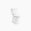 Picture of KOHLER Corbelle® Two-piece elongated toilet with skirted trapway - White 