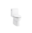 Picture of KOHLER Reach® One-piece compact elongated toilet with skirted trapway - White 