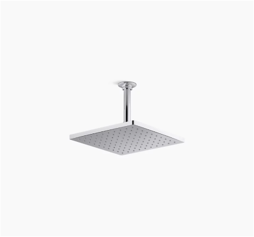 Picture of Honesty®Square 10" single-function rainhead, 2.5 gpm - Polished Chrome