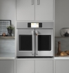 Picture of GE Appliances Café 30" Smart Built-In Convection French-Door Single Wall Oven