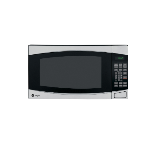 Picture of GE Appliances 2.0 Cu. Ft. Countertop Microwave Oven - Stainless Steel Black