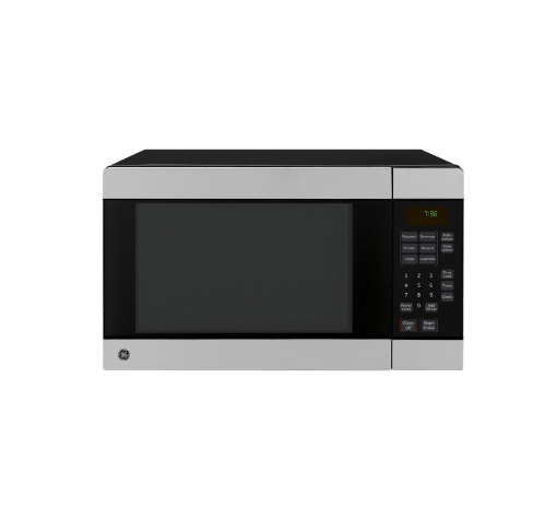 Picture of GE Appliances 0.7 Cu. Ft. Countertop Microwave Oven - Stainless Steel Black 