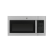 Picture of GE Appliances 1.6 Cu. Ft. Over-the-Range Microwave Oven - Stainless Steel Black