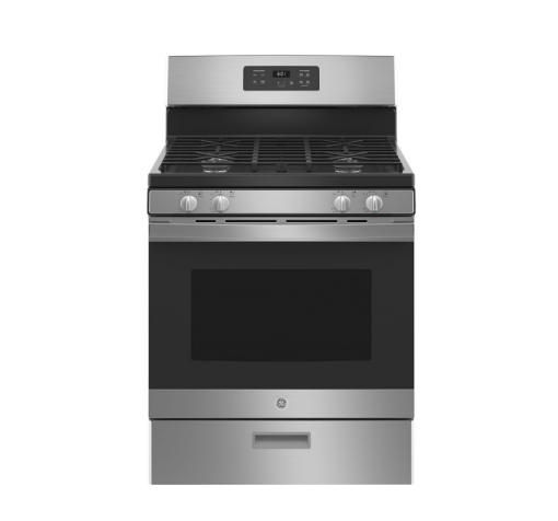 Picture of GE® 30" Free-Standing Gas Range - Stainless Steel 