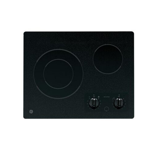 Picture of GE  21.5 Inch Radiant Electric Cooktop with Ceramic Glass Top Black