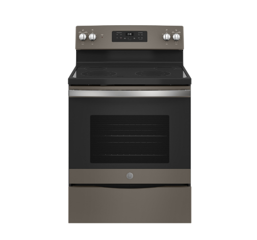 Picture of GE Appliances 30" Freestanding Electric Range- Finger Resistant Slate 