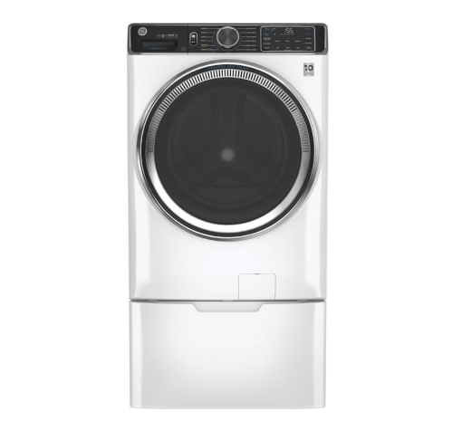 Picture of GE® 5.0 cu. ft. Capacity Smart Front Load Steam Washer - White 