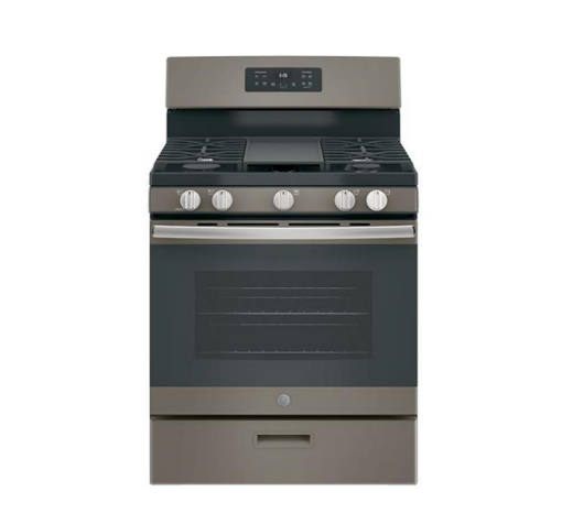 Picture of GE Appliances 30" Free-Standing Gas Range- Fingerprint Resistant Slate