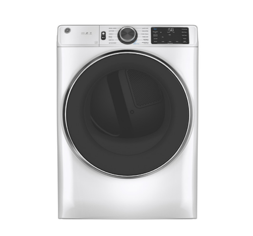 Picture of GE® 7.8 cu. ft. Capacity Smart Front Load Gas Dryer - White 