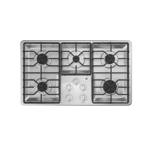 Picture of GE 36" Built-In Gas Cooktop - Stainless Steel