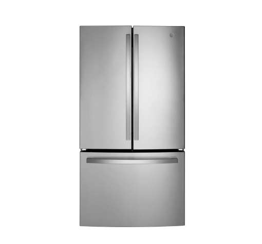 Picture of GE Appliances 27.0 Cu. Ft French Door Bottom-Freezer Refrigerator - Fingerprint Resistant Stainless