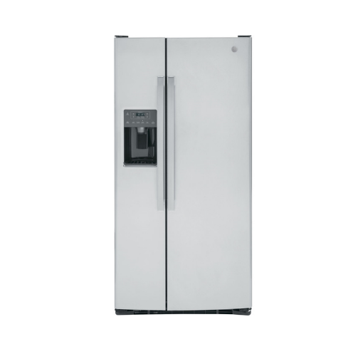 Picture of GE® 23.0 Cu. Ft. Side-By-Side Refrigerator - Fingerprint Resistant Stainless 