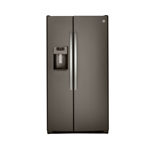 Picture of GE Appliances 25.3 Cu. Ft. Side-By-Side Refrigerator - Fingerprint Resistant Slate 