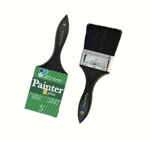 Picture of Painter Plus GBS Natural Bristle 1" Trim Enamel Paint Brush