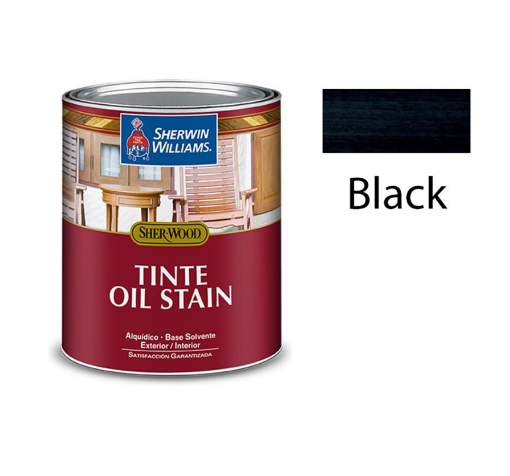 Picture of Sherwin-Williams Sherwood Oil Stain Line - 1 Quart - Black 