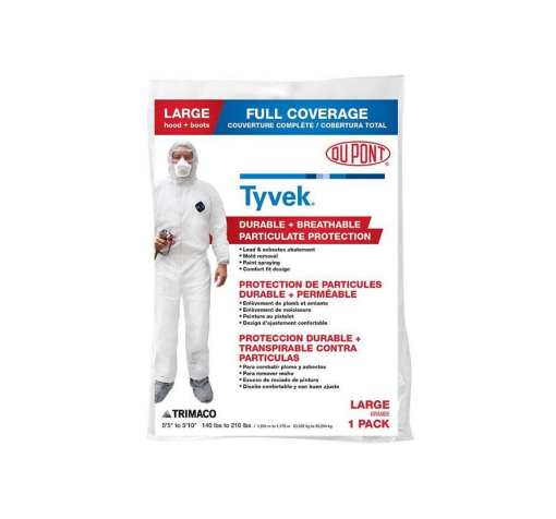 Picture of Trimaco DuPont Tyvek Protective Coverall with Hood and Boots Large