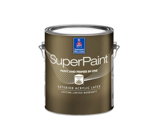 Picture of Sherwin-Williams SuperPaint Exterior Acrylic Latex 1 Gallon - Latex  Matte White 