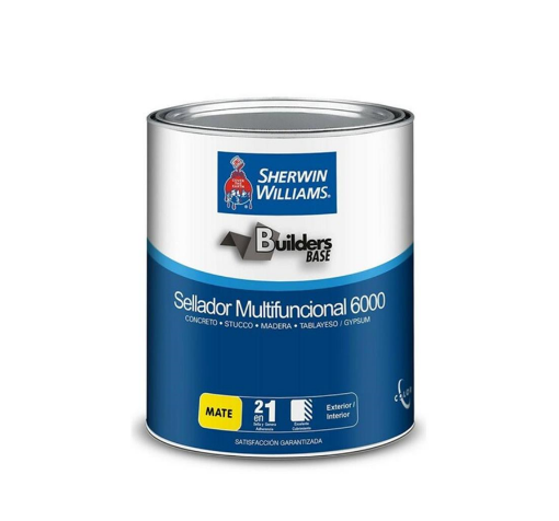 Picture of Sherwin-Williams Builders Base Multifunctional Sealant 6000 Matte 1 Gallon - White 