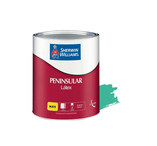 Picture of Sherwin-Williams Peninsular Latex Matte Aqua 1 gallon 