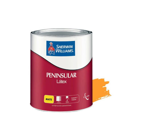 Picture of Sherwin-Williams Peninsular Latex Matte Carnival Orange 1 gallon 