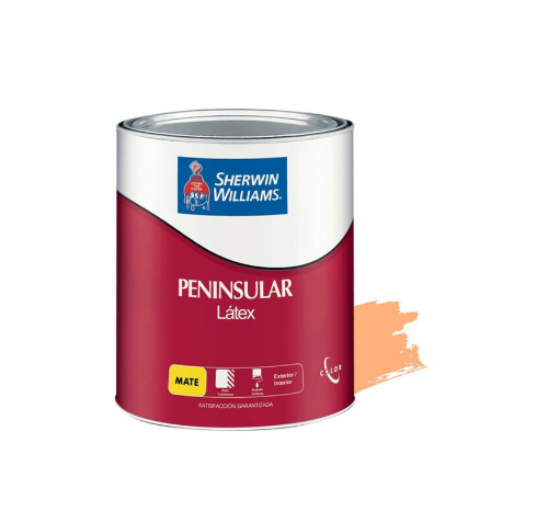 Picture of Sherwin-Williams Peninsular Latex Matte Light Orange 1 gallon 