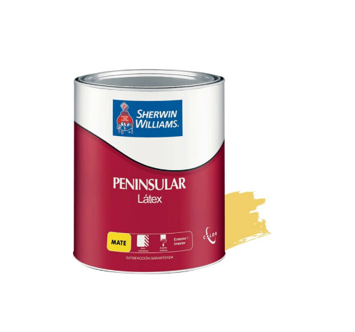 Picture of Sherwin-Williams Peninsular Latex Matte Wheat Yellow 1 gallon 