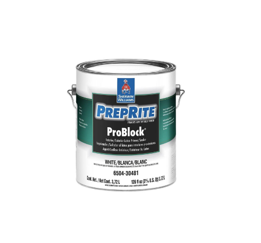 Picture of Sherwin-Williams PrepRite ProBlock Interior/Exterior Latex Primer/Sealer 1 Gallon - White