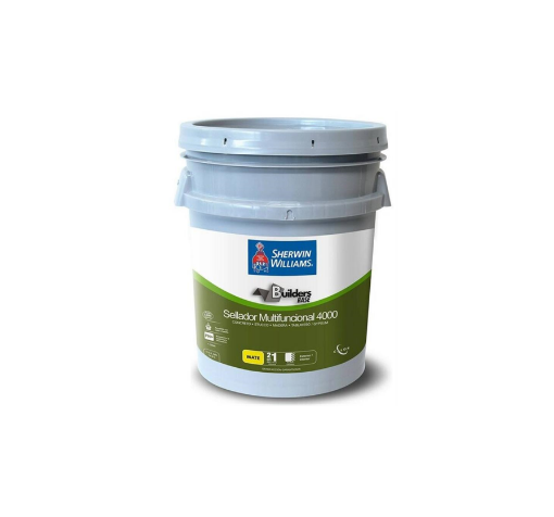 Picture of Sherwin-Williams Builders Base Multifunctional Sealer 4000 Matte Latex 5 Gallon - White 