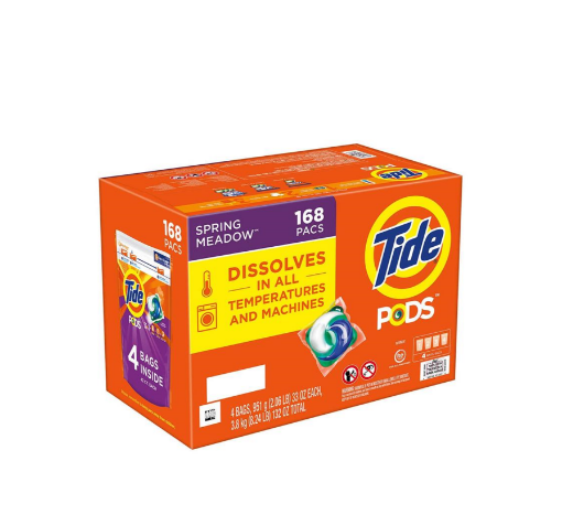 Picture of Tide PODS Laundry Detergent 168 count - Spring Meadow 