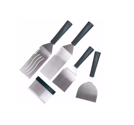 Picture of Cuisinart 5-Piece Stainless Steel BBQ Tool Set for Gourmet Outdoor Grilling