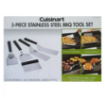 Picture of Cuisinart 5-Piece Stainless Steel BBQ Tool Set for Gourmet Outdoor Grilling