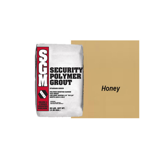 Picture of SGM Security (Sanded) Polymer Modified Grout 25lbs - Honey 