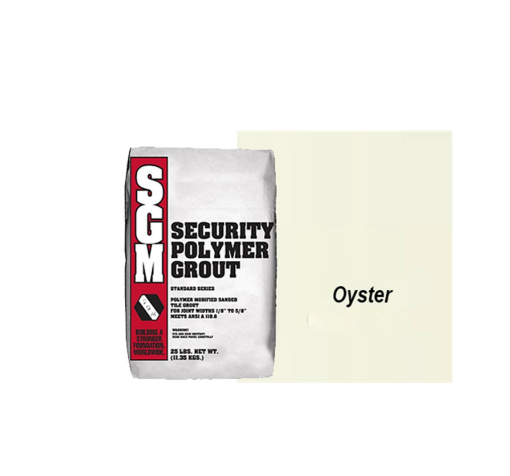 Picture of SGM Security (Sanded) Polymer Modified Grout 25lbs - Oyster