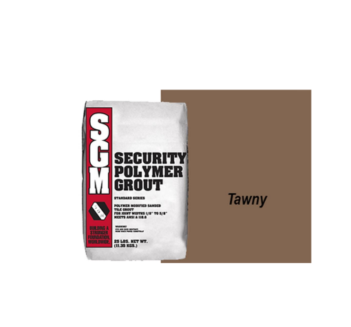 Picture of SGM Security (Sanded) Polymer Modified Grout 25lbs - Tawny 