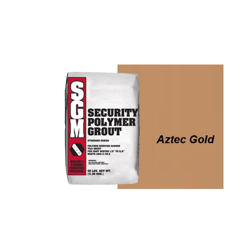 Picture of SGM Security (Sanded) Polymer Modified Grout 25lbs - Aztec Gold 