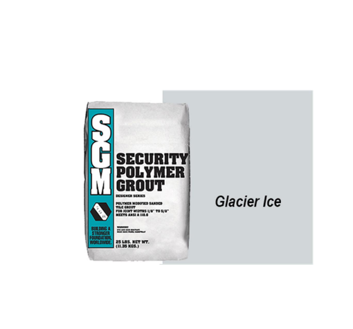 Picture of SGM Security (Sanded) Polymer Modified Grout 25lbs  - Glacier Blue  