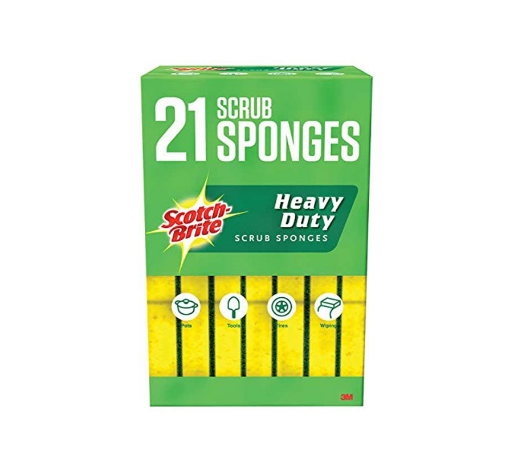 Picture of Scotch-Brite Heavy Duty Scrub Sponge, 21 Count 