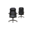 Picture of La-Z-Boy Manager Chair with Adjustable Headrest - Black 