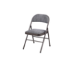 Picture of Maxchief Deluxe Upholstered Padded Folding Chair - Gray 