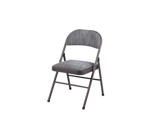 Picture of Maxchief Deluxe Upholstered Padded Folding Chair - Gray 