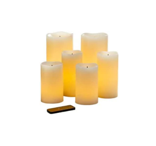 Picture of Gerson Glow Wick Colour Changing Candles, 6pcs